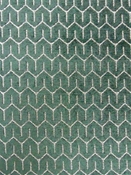 Petite Kale Woven Chenille PK - 2.75 yards Remnant